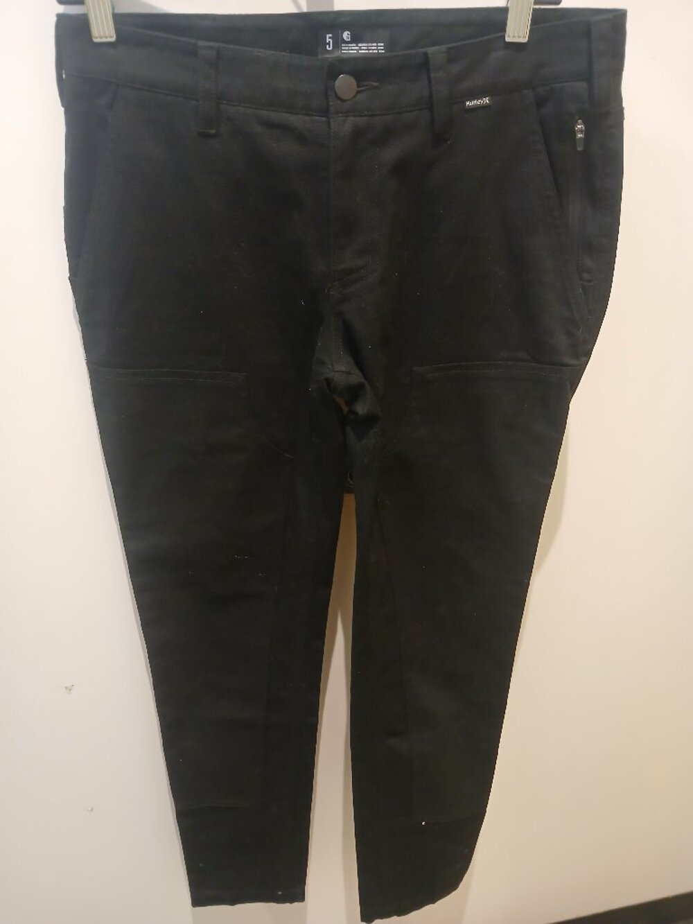 Hurley x Carhartt Pants Women's Size 5 Black Canvas Stretch Pant